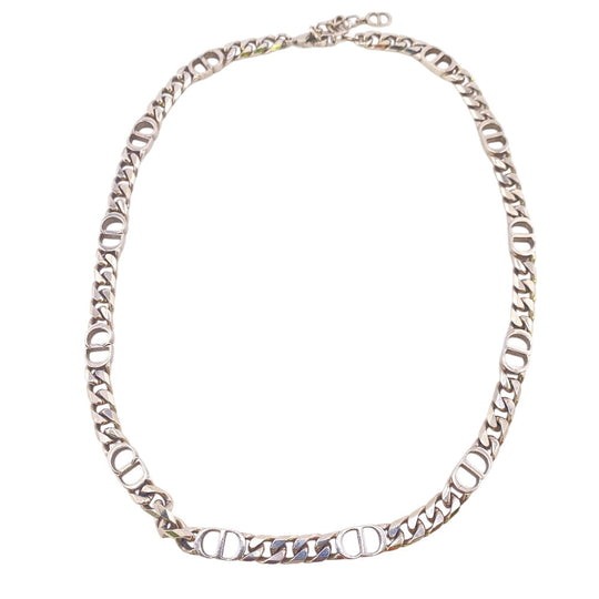 Dior Necklace Silver Silver Kihei CD ICON Chain link Women(Unisex) Used Authentic
