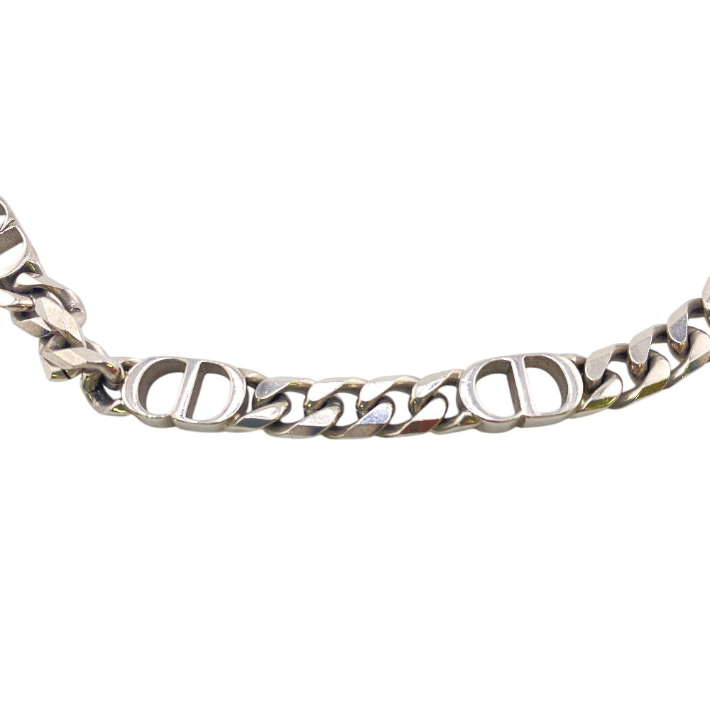 Dior Necklace Silver Silver Kihei CD ICON Chain link Women(Unisex) Used Authentic