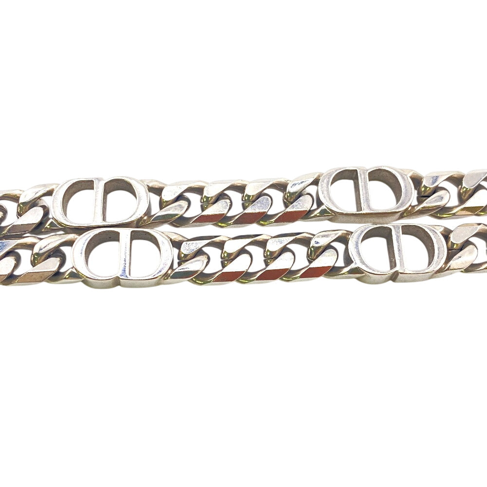 Dior Necklace Silver Silver Kihei CD ICON Chain link Women(Unisex) Used Authentic