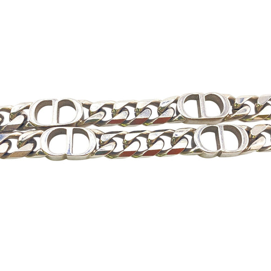 Dior Necklace Silver Silver Kihei CD ICON Chain link Women(Unisex) Used Authentic