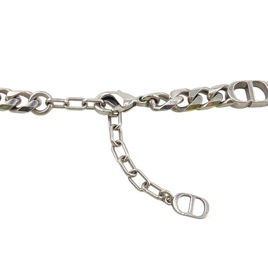 Dior Necklace Silver Silver Kihei CD ICON Chain link Women(Unisex) Used Authentic