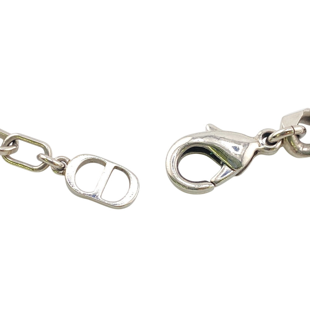 Dior Necklace Silver Silver Kihei CD ICON Chain link Women(Unisex) Used Authentic
