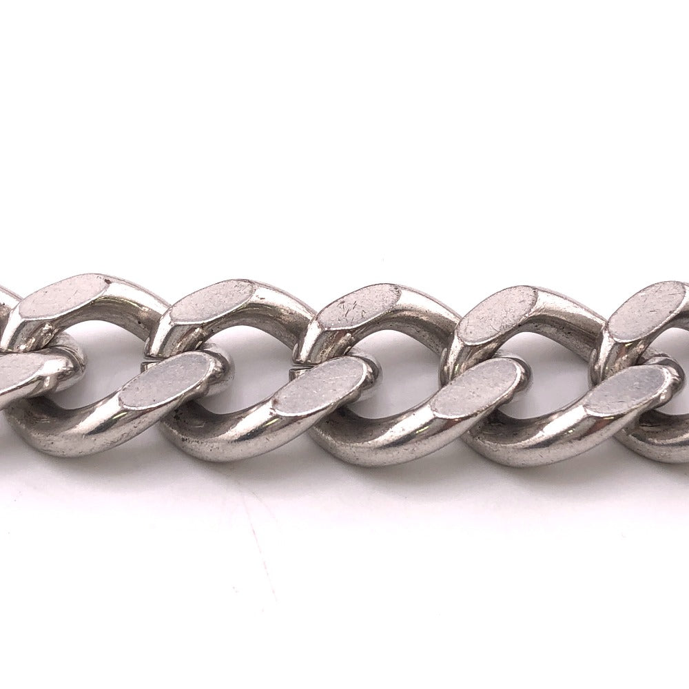 Dior Necklace Silver Silver GGP CD ICON Chain link mens(Unisex) Used Authentic