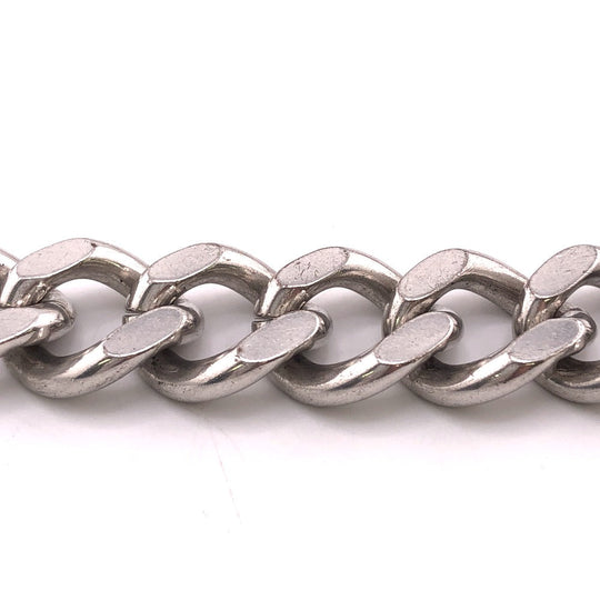 Dior Necklace Silver Silver GGP CD ICON Chain link mens(Unisex) Used Authentic
