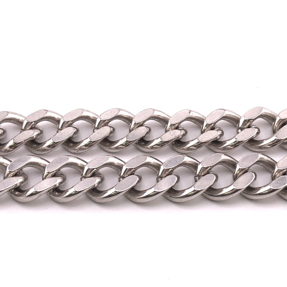 Dior Necklace Silver Silver GGP CD ICON Chain link mens(Unisex) Used Authentic