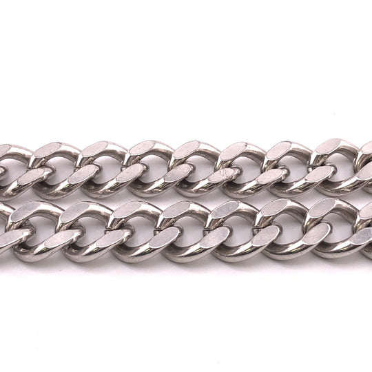 Dior Necklace Silver Silver GGP CD ICON Chain link mens(Unisex) Used Authentic