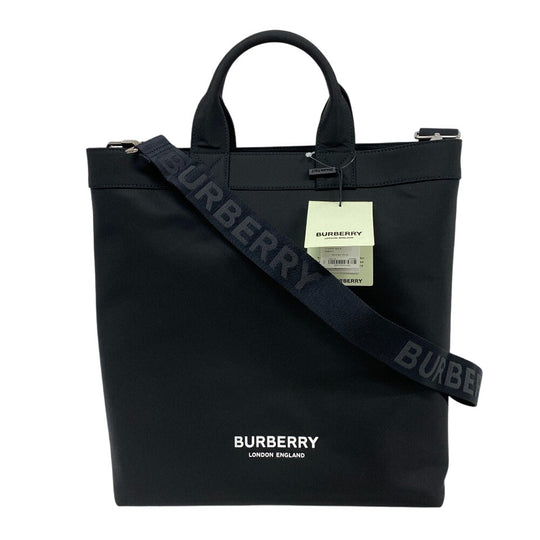 BURBERRY Tote Bag 8063497 Nylon black mens(Unisex) Used Authentic