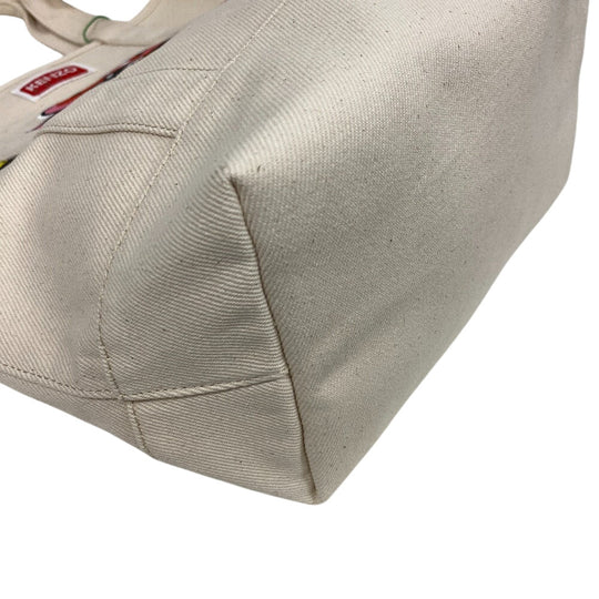 KENZO Tote Bag canvas white FD55SA901F34 unisex(Unisex) Used Authentic