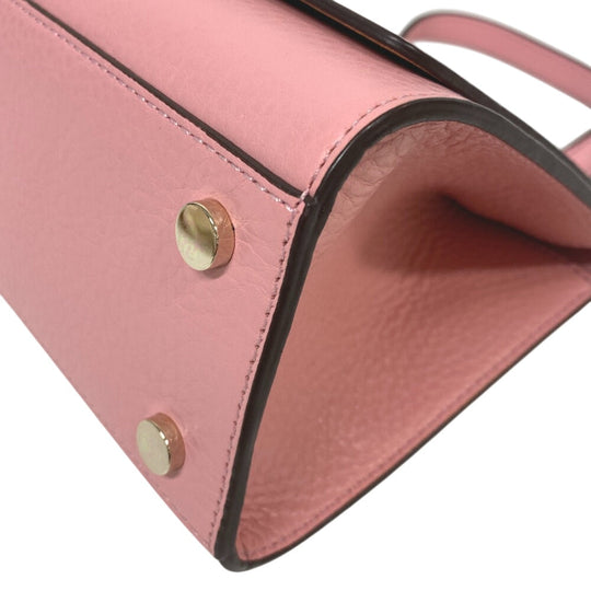 OAD NEW YORK Shoulder Bag leather pink 2WAY handbag Women Used Authentic