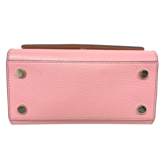 OAD NEW YORK Shoulder Bag leather pink 2WAY handbag Women Used Authentic