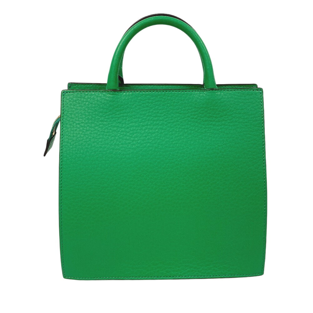 OAD NEW YORK Shoulder Bag leather green 2WAY handbag Women Used Authentic