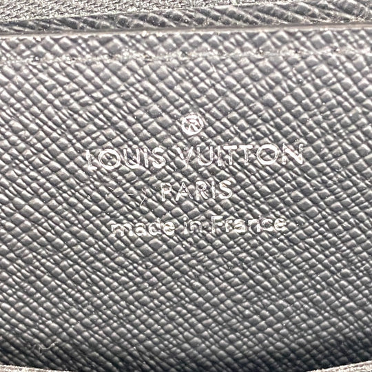 LOUIS VUITTON Long Wallet Purse M61698 Monogram Eclipse black Travel case Monogram Eclipse mens Used Authentic