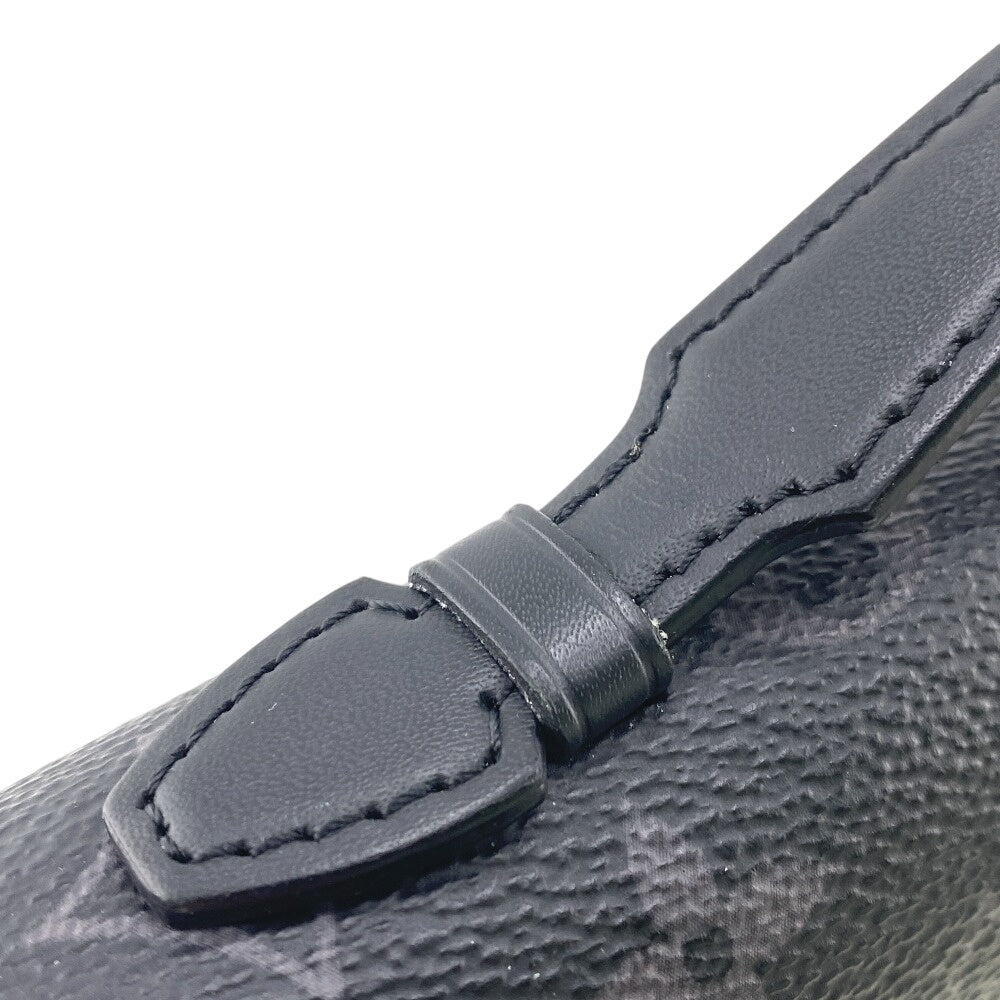 LOUIS VUITTON Long Wallet Purse M61698 Monogram Eclipse black Travel case Monogram Eclipse mens Used Authentic