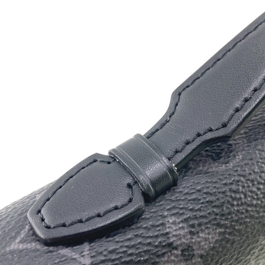 LOUIS VUITTON Long Wallet Purse M61698 Monogram Eclipse black Travel case Monogram Eclipse mens Used Authentic