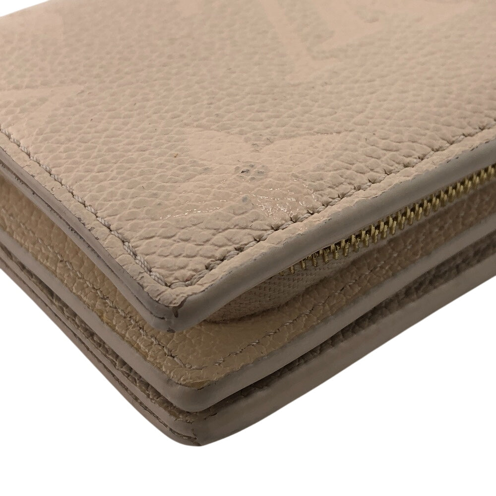 LOUIS VUITTON Bifold Wallet M80754 leather white Monogram Ann Platt Portefeuille Claire Women Used Authentic