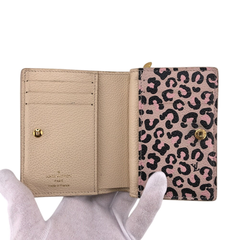 LOUIS VUITTON Bifold Wallet M80754 leather white Monogram Ann Platt Portefeuille Claire Women Used Authentic