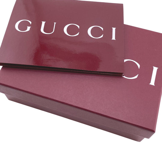 GUCCI Bifold Wallet Canvas, Leather black GG canvas Women Used Authentic