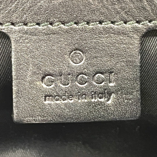 GUCCI Backpack 574923 Leather, Nylon green GG velvet unisex(Unisex) Used Authentic