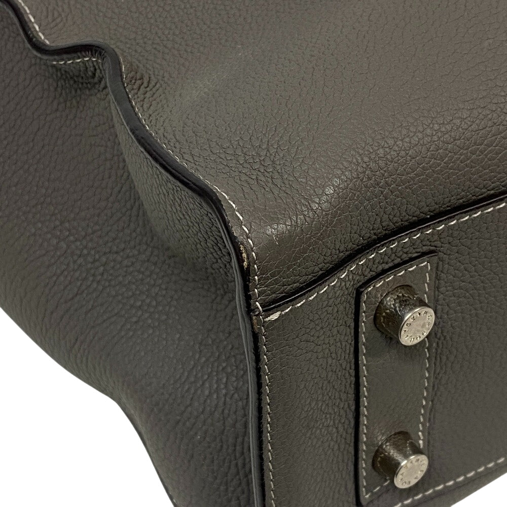 BONAVENTURA Tote Bag Epi Leather gray Nicolas unisex(Unisex) Used Authentic