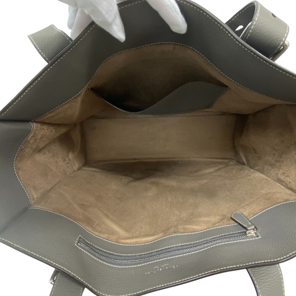 BONAVENTURA Tote Bag Epi Leather gray Nicolas unisex(Unisex) Used Authentic