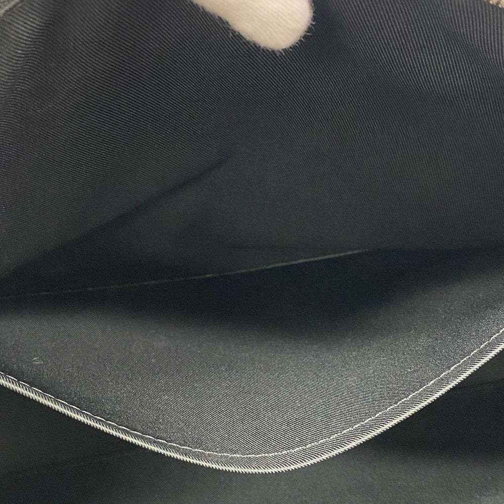 LOUIS VUITTON Briefcase M40566 leather black Shoulder Monogram Eclipse Explorer Women(Unisex) Used Authentic