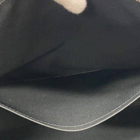 LOUIS VUITTON Briefcase M40566 leather black Shoulder Monogram Eclipse Explorer Women(Unisex) Used Authentic
