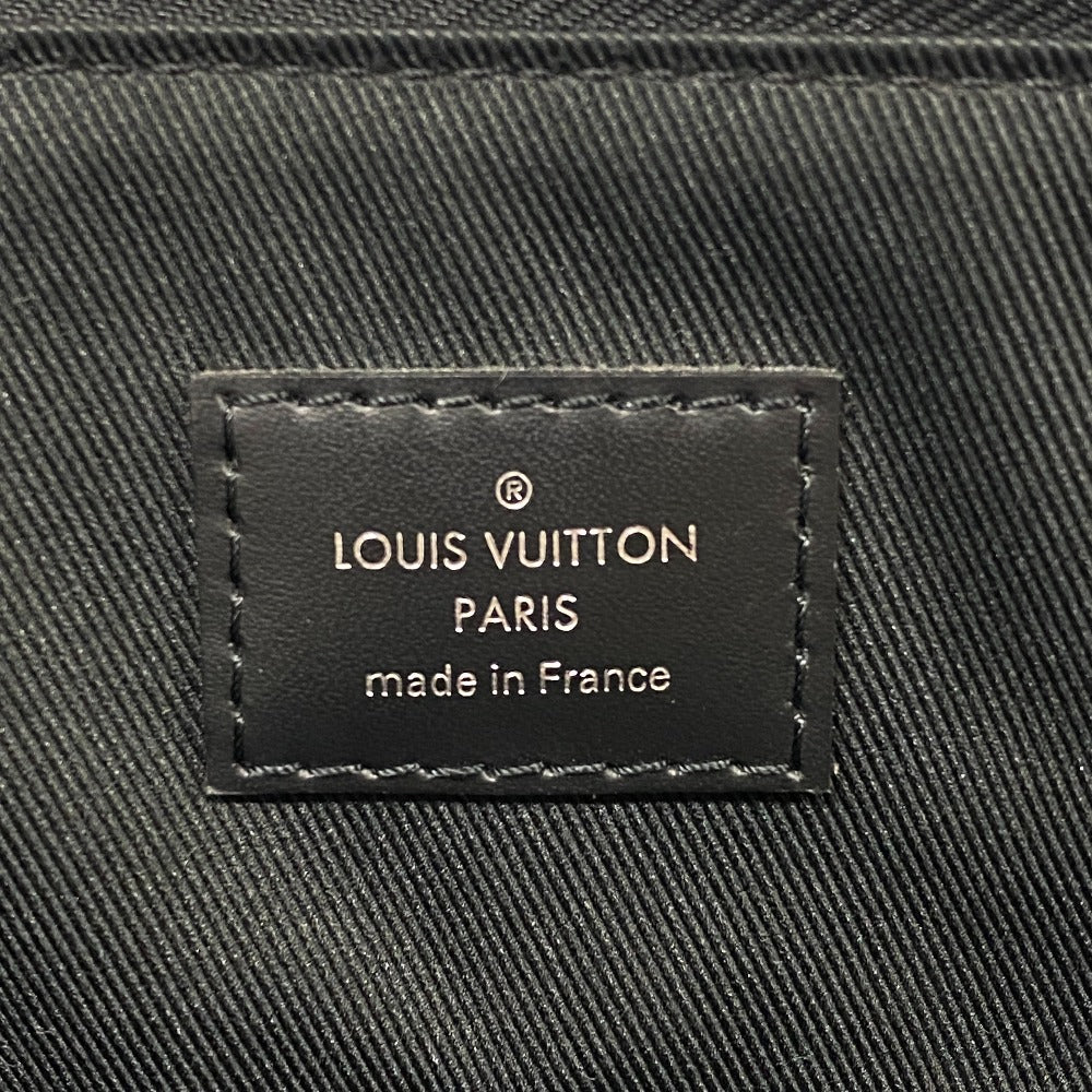 LOUIS VUITTON Briefcase M40566 leather black Shoulder Monogram Eclipse Explorer Women(Unisex) Used Authentic