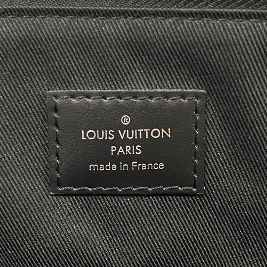 LOUIS VUITTON Briefcase M40566 leather black Shoulder Monogram Eclipse Explorer Women(Unisex) Used Authentic