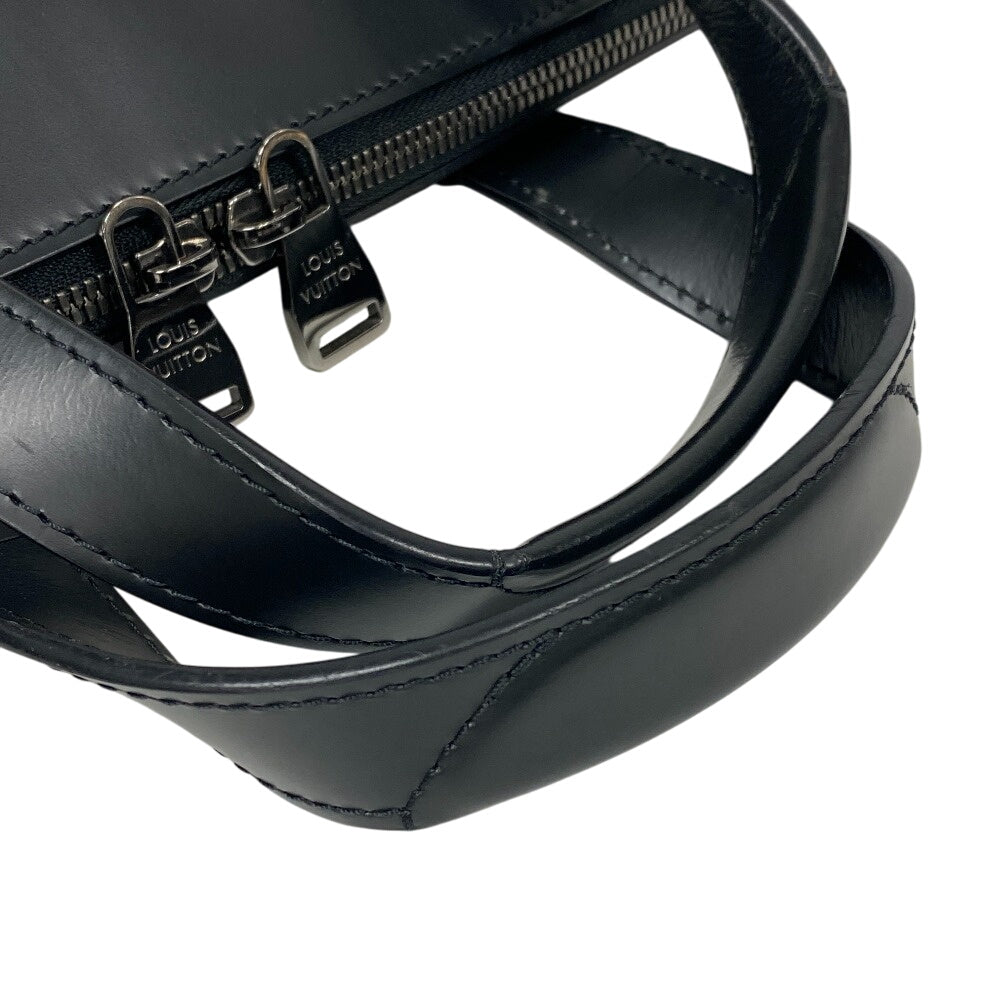 LOUIS VUITTON Briefcase M40566 leather black Shoulder Monogram Eclipse Explorer Women(Unisex) Used Authentic
