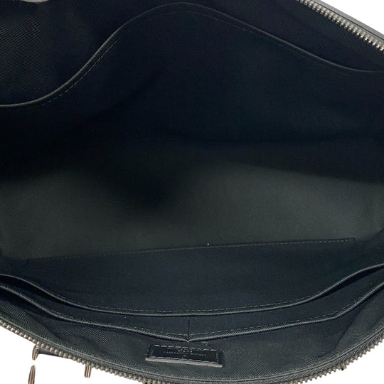 LOUIS VUITTON Briefcase M40566 leather black Shoulder Monogram Eclipse Explorer Women(Unisex) Used Authentic