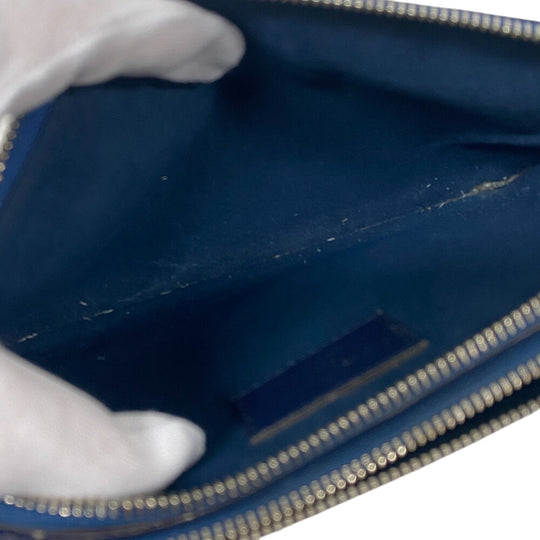 LOUIS VUITTON Pochette M69124 leather blue LV Escal Pochette double zip unisex(Unisex) Used Authentic