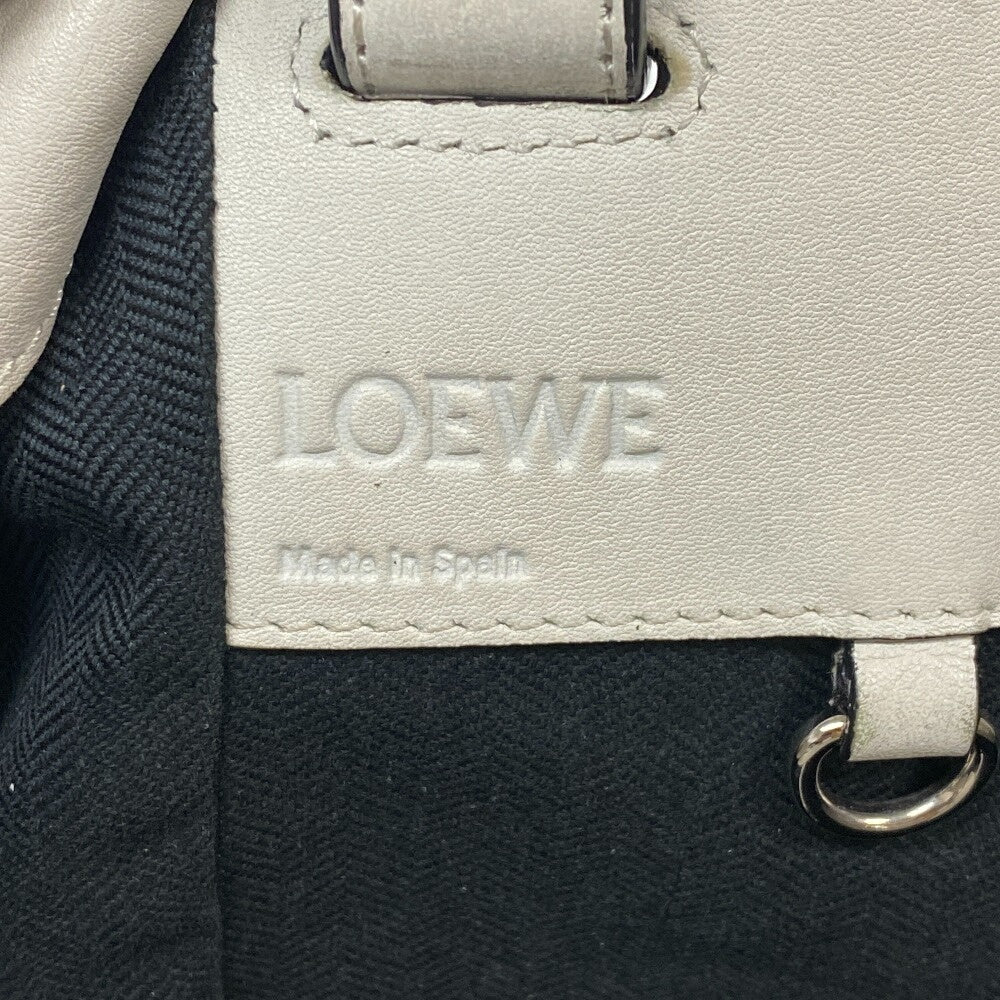 LOEWE Shoulder Bag leather white Hammock Small Women Used Authentic