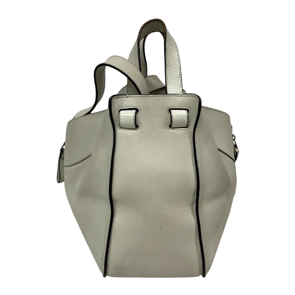 LOEWE Shoulder Bag leather white Hammock Small Women Used Authentic