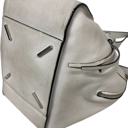 LOEWE Shoulder Bag leather white Hammock Small Women Used Authentic
