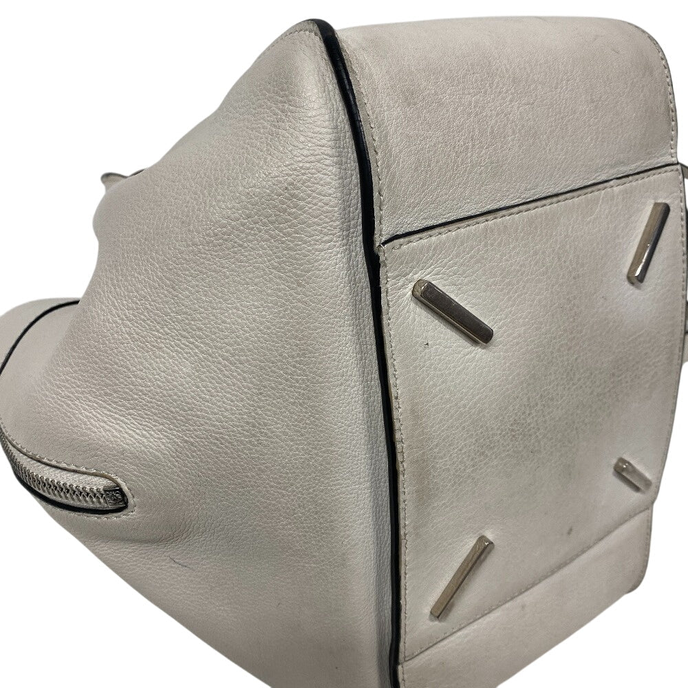 LOEWE Shoulder Bag leather white Hammock Small Women Used Authentic