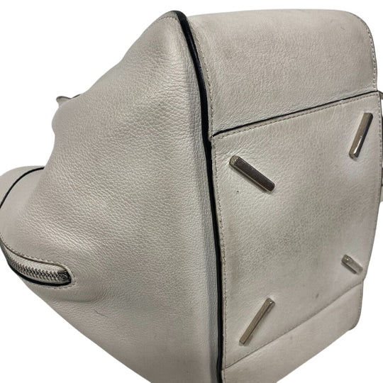 LOEWE Shoulder Bag leather white Hammock Small Women Used Authentic