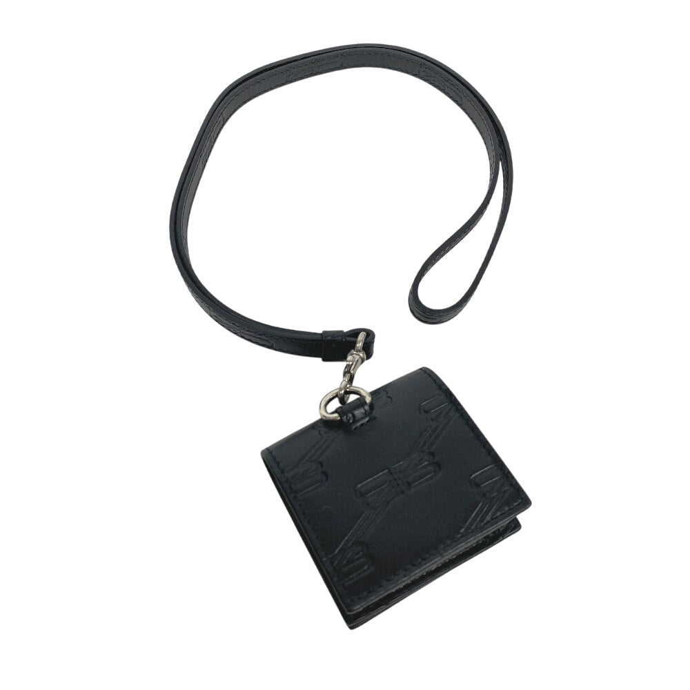 BALENCIAGA Mobile phones and smartphone accessories 717747 Leather, PVC coated canvas black Women(Unisex) Used Authentic