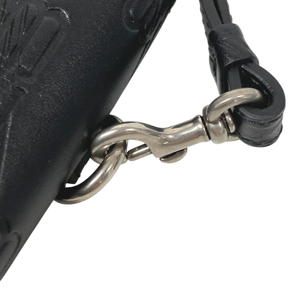 BALENCIAGA Mobile phones and smartphone accessories 717747 Leather, PVC coated canvas black Women(Unisex) Used Authentic