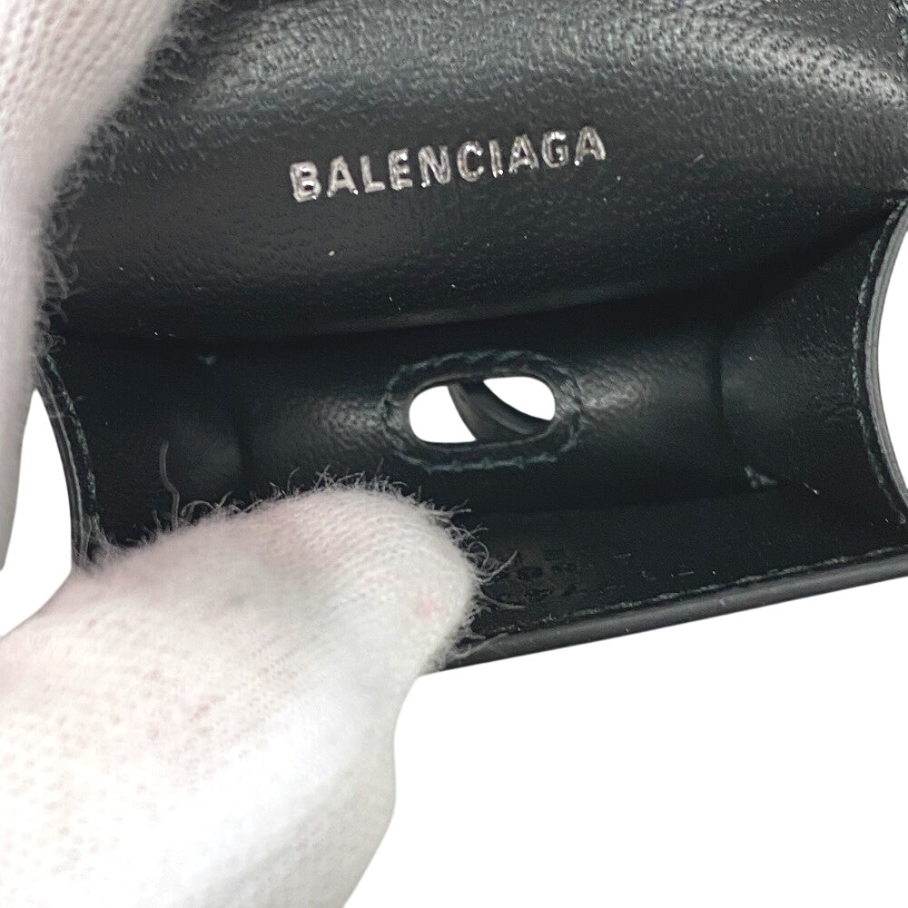 BALENCIAGA Mobile phones and smartphone accessories 717747 Leather, PVC coated canvas black Women(Unisex) Used Authentic