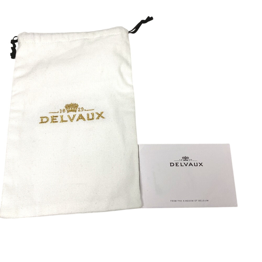 DELVAUX Bifold Wallet leather beige AB0493AAU0 24FDO Women Used Authentic