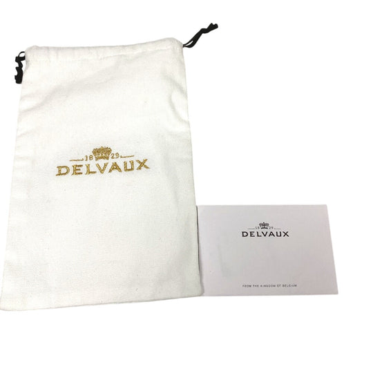DELVAUX Bifold Wallet leather beige AB0493AAU0 24FDO Women Used Authentic