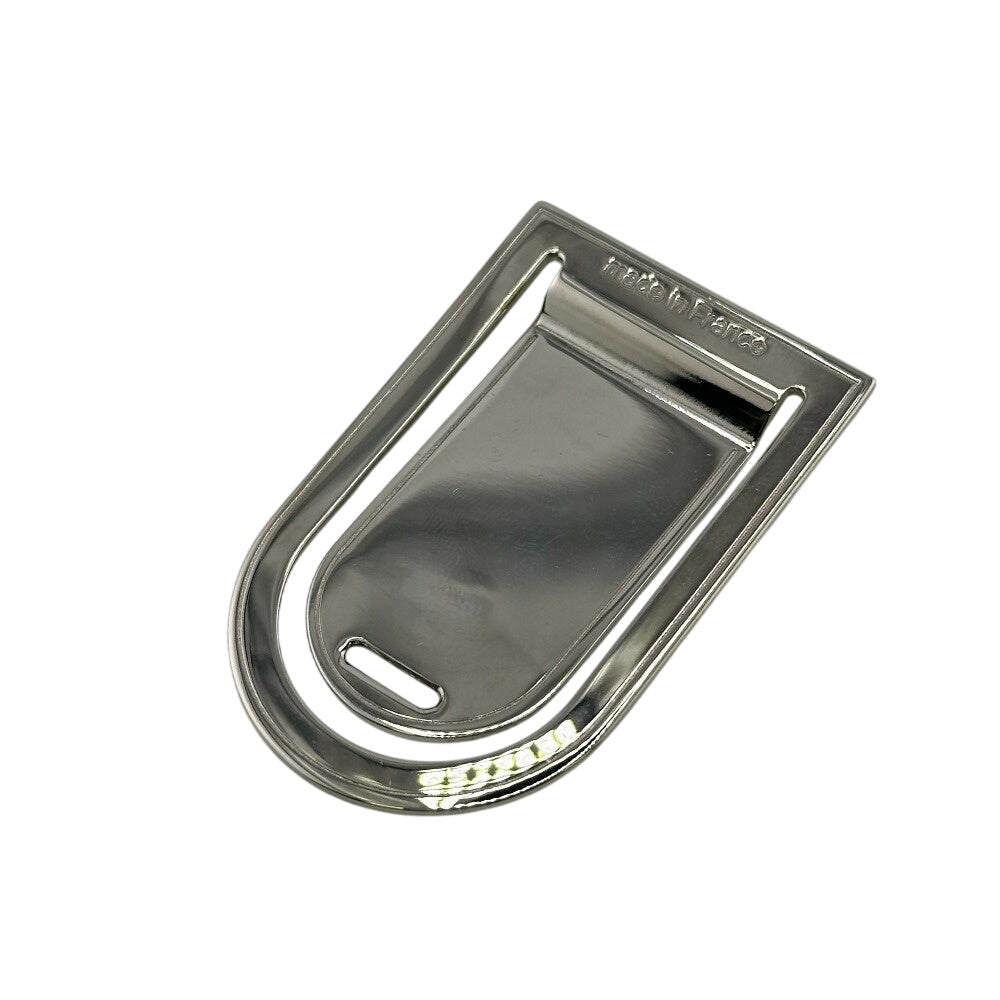 LOUIS VUITTON Money clip M64691 metal Silver Pansavie Porto Address mens Used Authentic