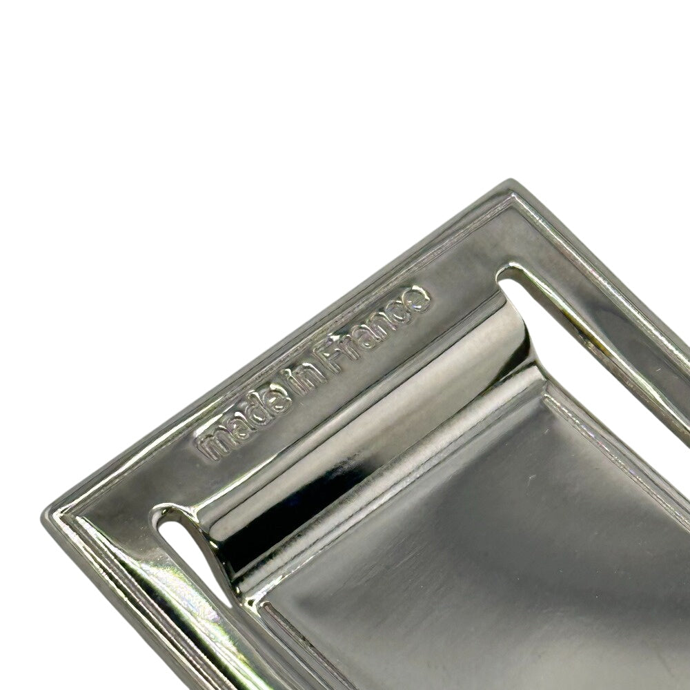 LOUIS VUITTON Money clip M64691 metal Silver Pansavie Porto Address mens Used Authentic