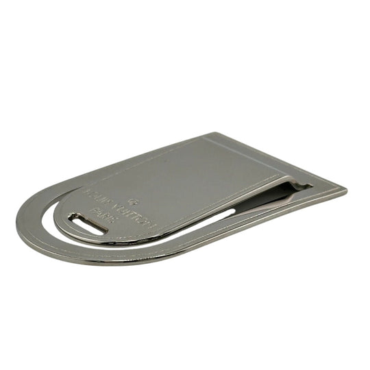 LOUIS VUITTON Money clip M64691 metal Silver Pansavie Porto Address mens Used Authentic