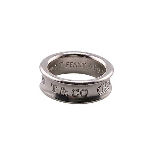 TIFFANY&Co. Ring Silver925 Silver 925 7.4g 1837 Narrow Women(Unisex) Used Authentic