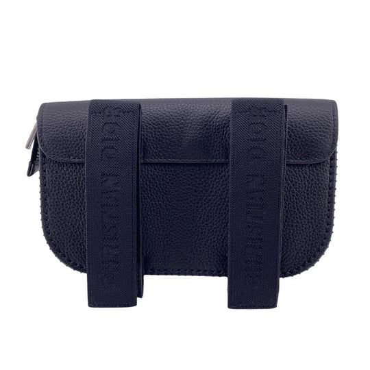 Christian Dior Pouch leather black Grained calfskin mens Used Authentic