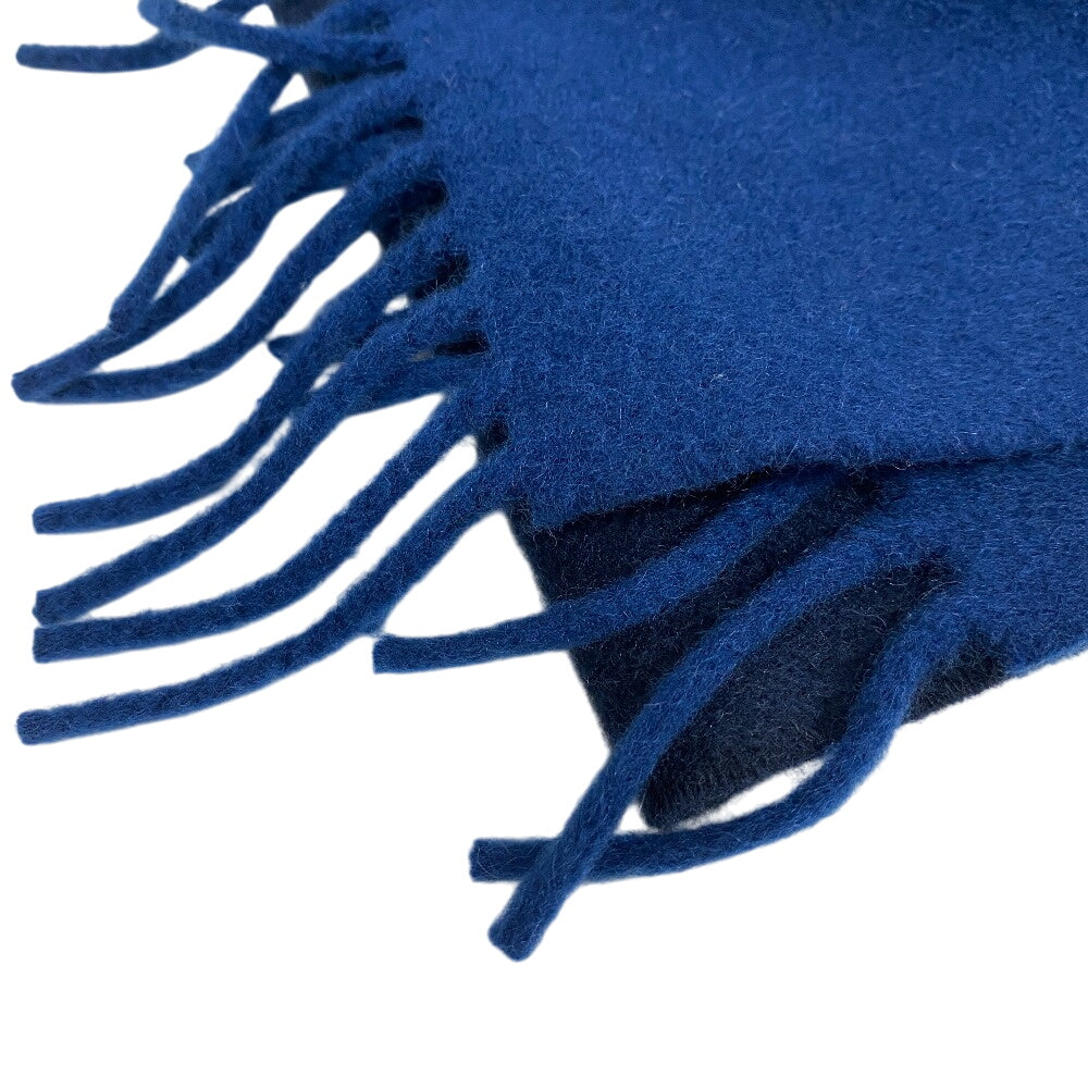 HERMES Scarf H259096S cashmere Navy 22AW Alumet Women Used Authentic