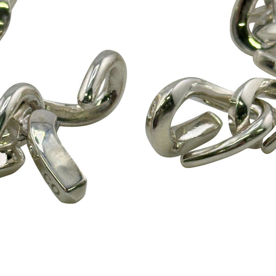 TIFFANY&Co. bracelet Silver925 Silver 925 40.5g Forge Medium Link Women Used Authentic