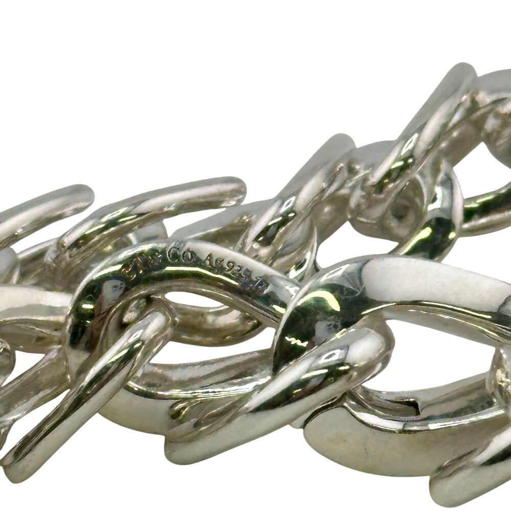TIFFANY&Co. bracelet Silver925 Silver 925 40.5g Forge Medium Link Women Used Authentic