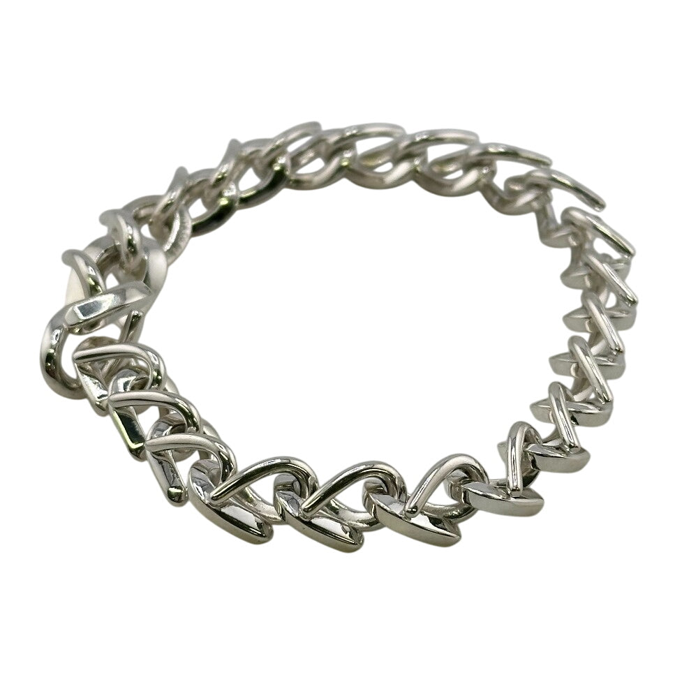 TIFFANY&Co. bracelet Silver925 Silver 925 40.5g Forge Medium Link Women Used Authentic